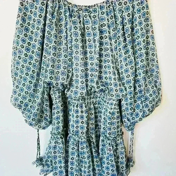 NWT! MISA LOS ANGELES Zonia Off-The-Shoulder Mini Dress - Picture 10 of 11